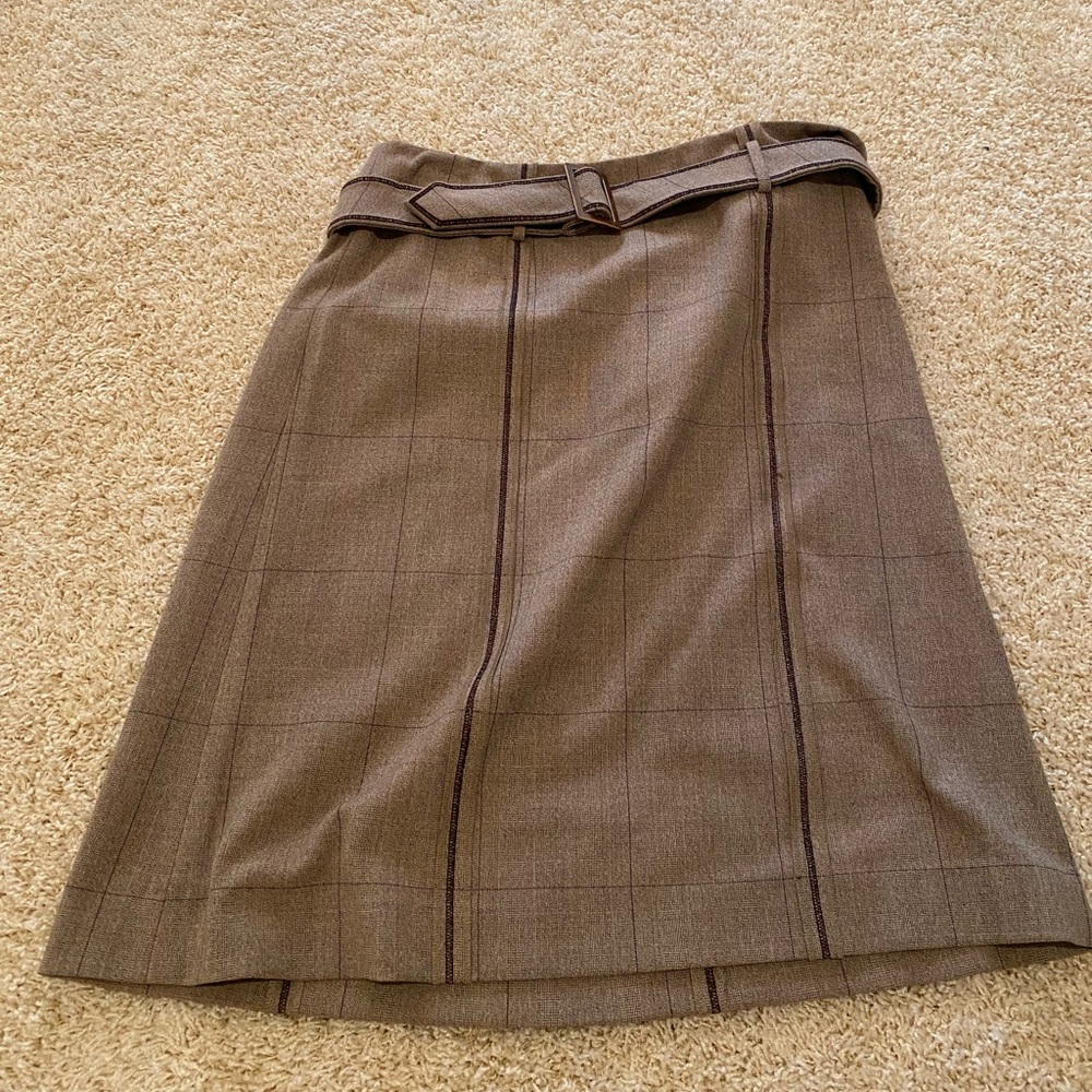 Brown Professional Skirt